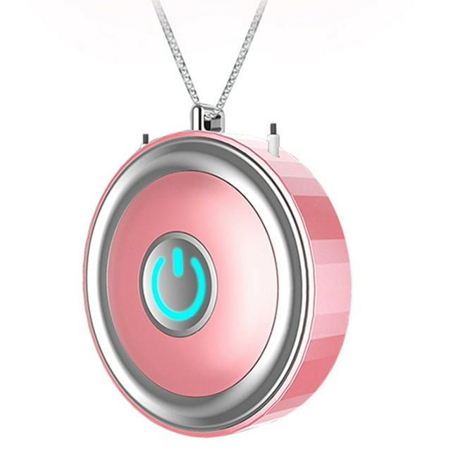 Neckwear Air Purifier with Strap Portable Negative Ion Generator Smoke Eliminator Wearable Quiet Air Cleaner USB Charging Air Freshener for Home Car Office Allergies Pets Dust Hair Odors