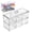 A, variant on Girl Hair Accessories Organizer - Clear Acrylic Stackable Drawers with Lids, Stackable Storage Box for Jewelry, Bathroom Vanity Storage for Clips Scrunchies Bobby Pins Bedroom & Dorm Organizer (B)