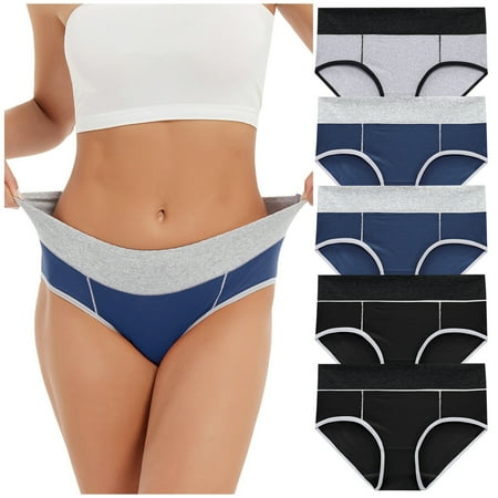 

Outfmvch underwear women Women Solid Color Patchwork Briefs Panties Underwear Knickers Bikini Underpants lingerie for women