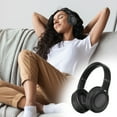 thumbnail image 6 of ANC Active Noise Cancelling Headphones, Wireless Bluetooth Headphones Over Ear, 60H Playtime, HiFi Stereo Audio, Deep Bass, Built-in Mic, Memory Foam Ear Cups for Home Office, 6 of 6