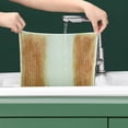 thumbnail image 5 of HERFIER 5pcs Kitchen Dishcloths Practical Dish Towels Household Cleaning Cloths (Green) 11.79x11.79x0.08in, 5 of 9