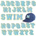 thumbnail image 1 of Parches autoadhesivos con letras de chenilla WILLBOND de la A a la Z, 52 unidades, 1 of 7