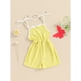 thumbnail image 3 of Bagilaanoe Newborn Baby Girl Summer Jumpsuit Shorts Sleeveless Romper Overalls 6M 12M 18M 24M Infant Short Pants Summer Clothes, 3 of 6