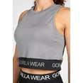 thumbnail image 3 of Colby Cropped Tank Top - Gray, 3 of 6