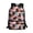 Cartoon Black Pug & Donut Pattern, variant on Uourmeti Hedgehog Pattern Spacious Interior Backpack for Shopping Work, Fashion Adjustable Comfort Straps School Bag Durable Fabric Daypack