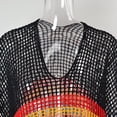 thumbnail image 6 of Taqqpue Women Swimsuit Crochet Swim Cover Up Summer V Neck Bathing SuitVacation Outfits Swimwear Mesh Knit Plus Size Beach Dress, 6 of 10