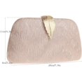 thumbnail image 4 of Kukuzhu Evening handbags for Women Shiny Formal Crossbody Hobo Bag Satchel Leaf-style Shoulder Evening Clutch Purses for Wedding, 4 of 7