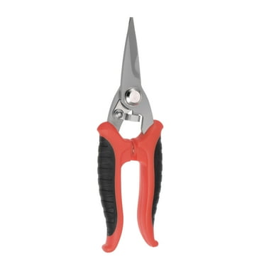Uxcell Industrial Scissors 7 Inch Stainless Steel Shears Blades with Black Red Handle