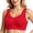 T-Red bras for women, variant on DIOAZUD Wireless Bra for Older Women Wide Strap Scalloped V-Neck Lace Everyday Comfort Supportive Soft Bras