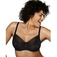 thumbnail image 3 of Playtex Secrets Amazing Shape Unlined Balconette Underwire Bra Black 38C Women's, 3 of 3