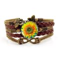 thumbnail image 1 of Girasol tiempo gema pulsera mujer joyería europea y americana mariposa Labymos  Pulsera, 1 of 6