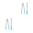 thumbnail image 2 of tssuouriy 2piece Beginner-friendly Cleaning Tools Set For Pet Nail Care And Baffle Does Not Damage blue large size 2Set, 2 of 6