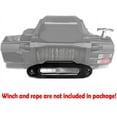 thumbnail image 3 of Black 10 inch CNC Aluminum Winch Hawse Fairlead 12000 lbs for Synthetic Rope (Black), 3 of 6