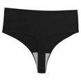 thumbnail image 1 of Tanga de mujer sexy, transpirable, sin costuras, de cintura alta, a la moda, sin costuras, deportiva, de secado rápido, transpirable para mujer, 1 of 6