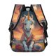 thumbnail image 4 of Disketp Starry Sky Cute Horse Mochila Estampada para Hombre y Mujer – Mochila Ligera Clásica con Múltiples Bolsillos para Universidad, Trabajo y Viajes-One Size, 4 of 5