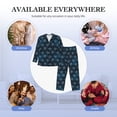 thumbnail image 7 of KLL Dandelions Sleepwear Mens Flannel Pajamas,Long Cotton Pj Set, 7 of 7