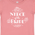 thumbnail image 4 of Inktastic Niece of the Bride Roses and Leaves Boys or Girls Baby T-Shirt, 4 of 5