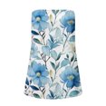 thumbnail image 3 of Gibobby Mujeres Casual Impresión Bandeau Sin Tirantes Sin Mangas Verano Vacaciones Vacaciones Top(Blanco,G), 3 of 5