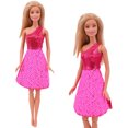 thumbnail image 2 of Vestido de muñeca vestido largo temperamento dulce vestido informal L297, 2 of 4