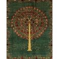 thumbnail image 1 of Ahgly Company Machine Washable Indoor Rectangle Abstract Night Red Area Rugs, 7' x 10', 1 of 7