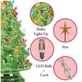 thumbnail image 5 of Milltown Merchants Pearl Olive Ceramic Christmas Tree - 11.5" Medium, Multicolor Lights, 5 of 5