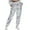 d-275Silver59, variant on MEZZALL Women Performance Clothing New Casual Pants Shining Color Elastic Waist Ankle Trousers Stylish Daliy Leisure Slacks