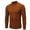 Coffee, variant on Snorda Men's Standard Slim-fit Long-Sleeve T-Shirt - Solid Color Casual Comfortable Elastic Slim Mid-Collar Mens Long Sleeve T Shirts