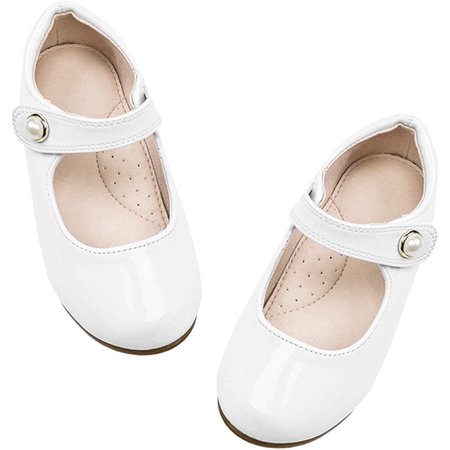 

Girls Mary Jane Flats Slip-on Party Dress Shoes for Kids