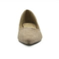 thumbnail image 3 of Ollio Women's Ballet Comfort Light Faux Suede Multi Color Shoes Flats ZM1038, 3 of 6