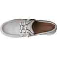 thumbnail image 5 of Women's Sperry Top-Sider Songfish Sparkle Stripe Linen Boat Shoe Grey Textile 10 M, 5 of 6