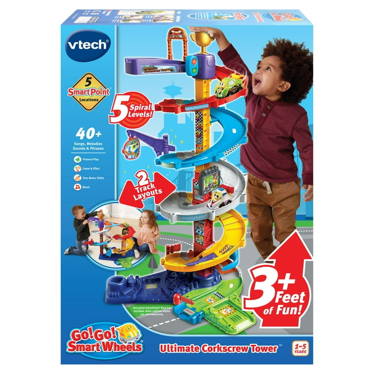 VTech® Go! Go! Smart Wheels® Ultimate Corkscrew Tower, Trackset for Kids,  3+ feet of Play