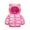 Hot Pink, variant on TQWQT Winter Coats for Kids 3D Down Alternative Hoods Baby Boys Girls Jacket for 6M-4T Hot Pink 18-24 Months