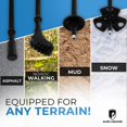 thumbnail image 4 of Bastones de trekking ALPIN LOACKER plegables de fibra de carbono, 4 of 8