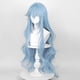 thumbnail image 4 of Peluca larga de anime para mujer, rizada y esponjosa, para Halloween, cosplay, peluca de anime, peluca sintética resistente al calor para disfraz de cosplay, peluca azul de Halloweenice de a, 4 of 4