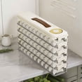 thumbnail image 5 of Stackable Deviled Egg Carrier Container With Lid and Handle for Refrigerator Storage, Parties, Picnics, and Food Transport, 5 of 7