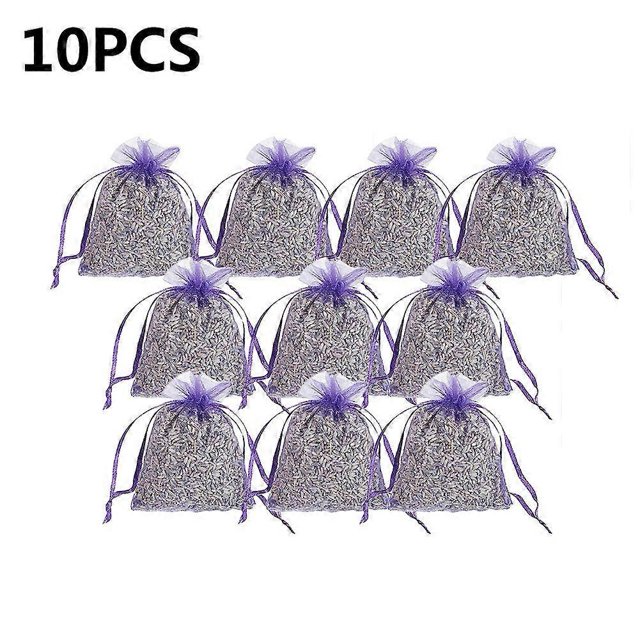 Bolsitas perfumadas con flores secas de lavanda para armarios y cajones, duraderas y multiusos, rellenas de flores de lavanda secas naturalmente.