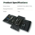 thumbnail image 2 of Creality Kit d'Outils d'Imprimante 3D Pro Modèle d'Impression 3D Assemblage/suppression/coupe/post-Traitement Outils de Nettoyage avec Divers Buses Taille de Nettoyage Poignée Ergonomique Adaptée pour Creality et Tous les FDM, 2 of 9