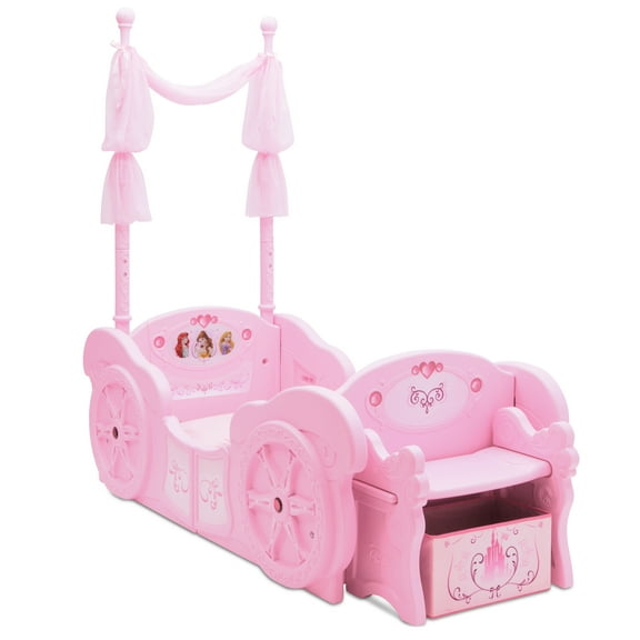 Delta Children Disney Princess Plastic Carriage Toddler-to-Twin Bed