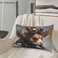 thumbnail image 6 of Fotbe Steampunk Squirrel Pilot Pillow Cases - Envelope Closure - Luxury, Extra Soft, Cooling Pillow Covers - Wrinkle, Fade, Stain Resistant-20"x30", 6 of 8