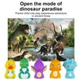 thumbnail image 5 of TERGAYEE 5 Pcs Soft Rubber Hand Puppet Dinosaur Toys, Toddler Toys Puzzle Toys Educational Finger Dolls Suitable as Birthday Gifts Christmas Gifts, 5 of 6