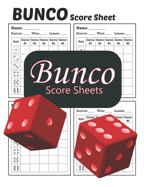 Bunco Score Sheets : Bunco Keeper Score book (Paperback) - Walmart.com