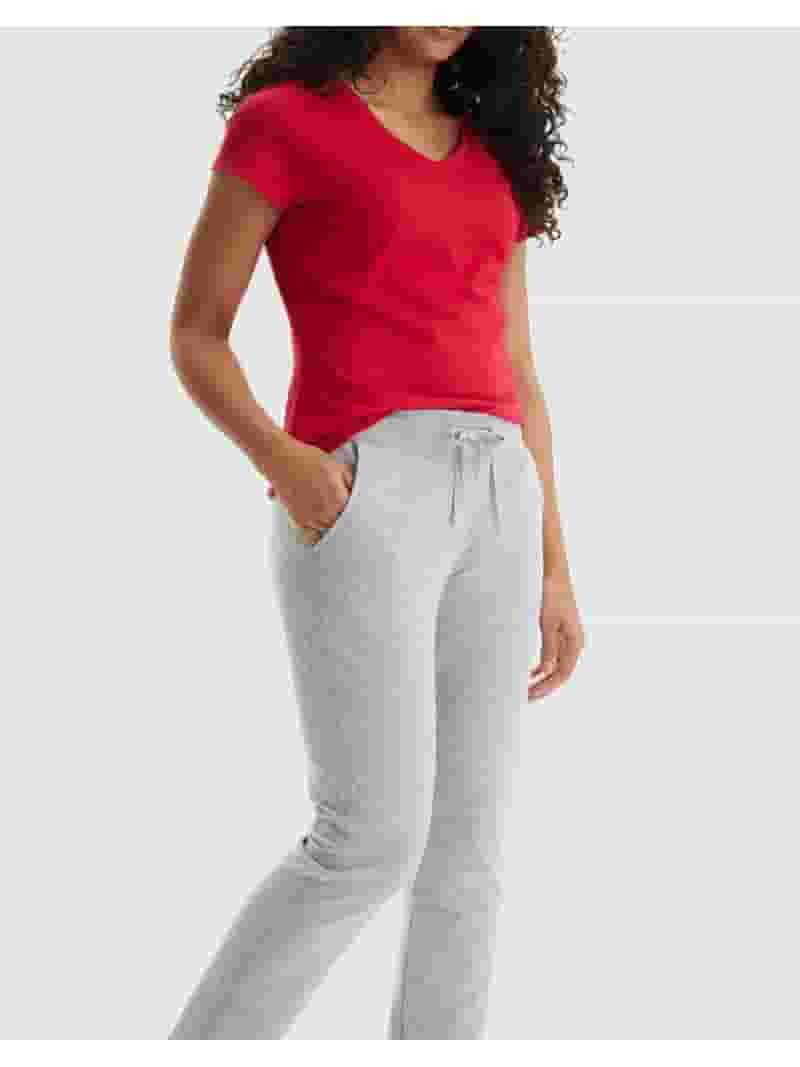 Hanes Women's Light Steel French Terry Relax-Fit Pants - 31 Hanes Women's Light Steel French Terry Relax-Fit Pants - 31