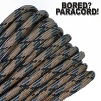Bored Paracord Brand 550 lb Type III Paracord - Lowland Forest 50 Feet