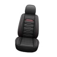 thumbnail image 4 of Protector de asiento para maquinaria pesada, de cuero sintético PU, fácil instalación, funda universal para excavadora Café, 4 of 9