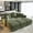 Green, variant on 82.7" Modular Sectional Sofa, 3-Seat Upholstered Sofa Cloud Couch, Deep Seat Convertible Sofa Lounge Chair with Soft Pillows for Living Room, Apartment, Office, Green