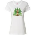 thumbnail image 3 of Inktastic Alaska Moose and Trees Women's T-Shirt, 3 of 5