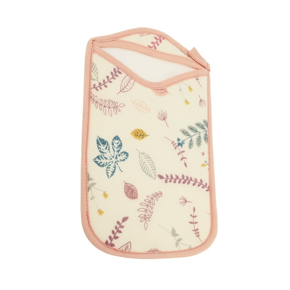 1 Pc Double Side Artistic Style Shower Gloves for Bathroom 9.29"×5.55" Pink