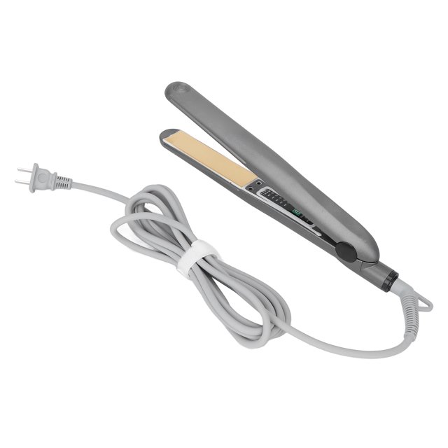 Línea Plana De Alerta De Cabello, Línea De Cola Giratoria Impermeable De 360 Evite El Cabello De Cerámica Halacada De Hierro Plano Para El Cabello Rizado