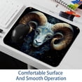 thumbnail image 6 of Aries Constellation Square Desk Pad Mouse Mat Gaming Mousepad, 8.3x9.8 Inch, Non-Slip Rubber Bottom, Printed, Suitable for Office and Gaming, 6 of 6