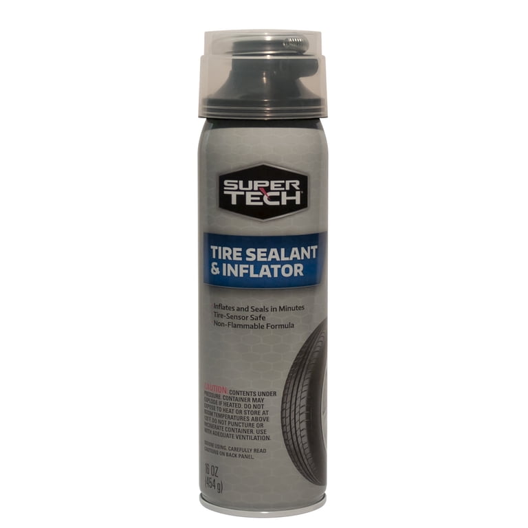 Super Tech Tire Inflator & Sealant, 16 oz photo 2